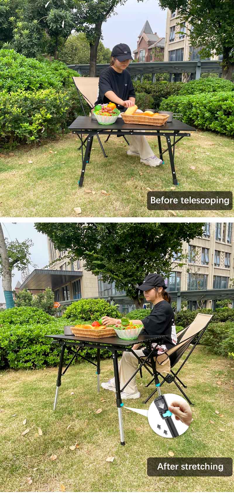 foldable camping table