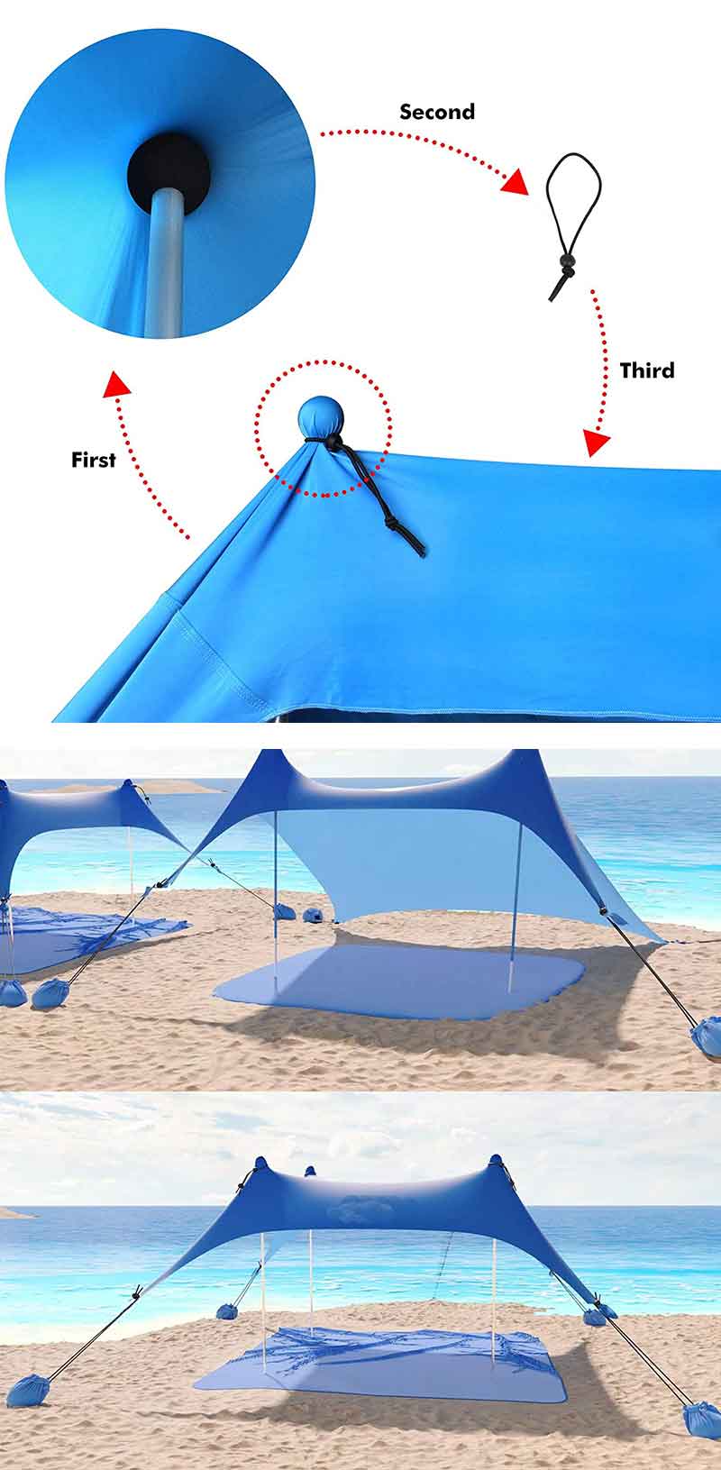 beach tent sun shelter