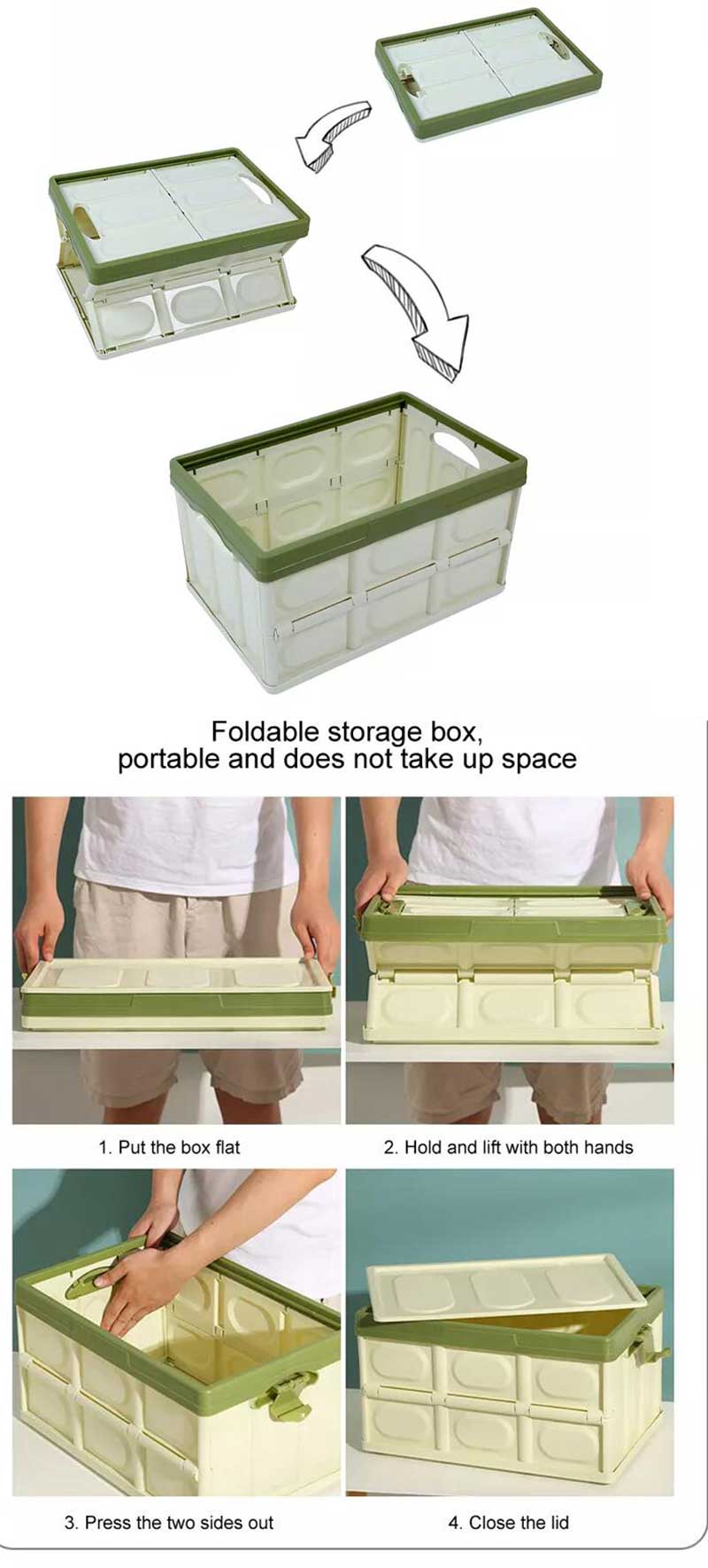 quick fold storage box