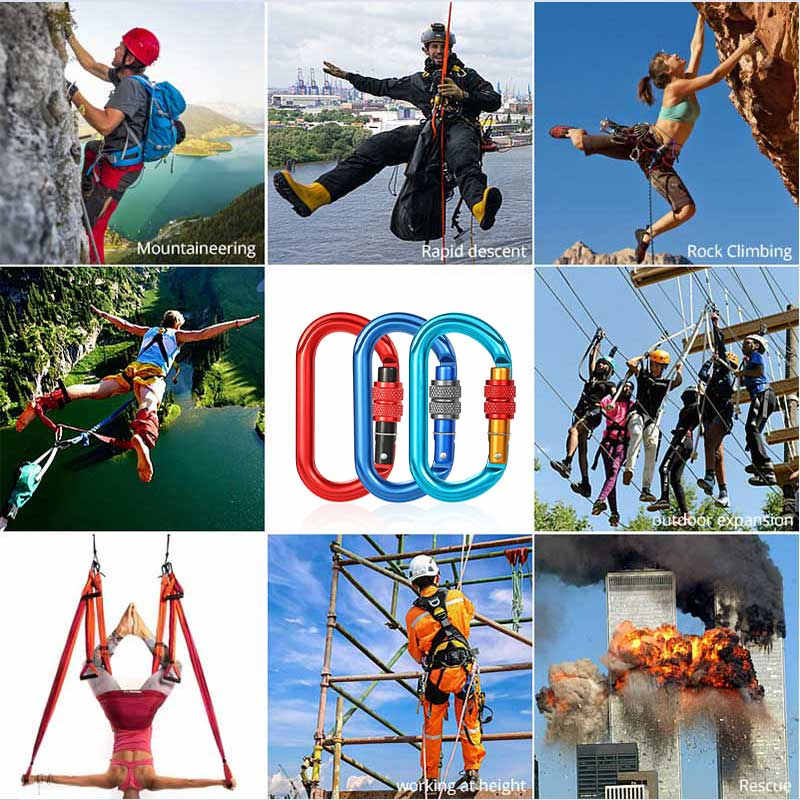 Mousqueton en métal 25kN