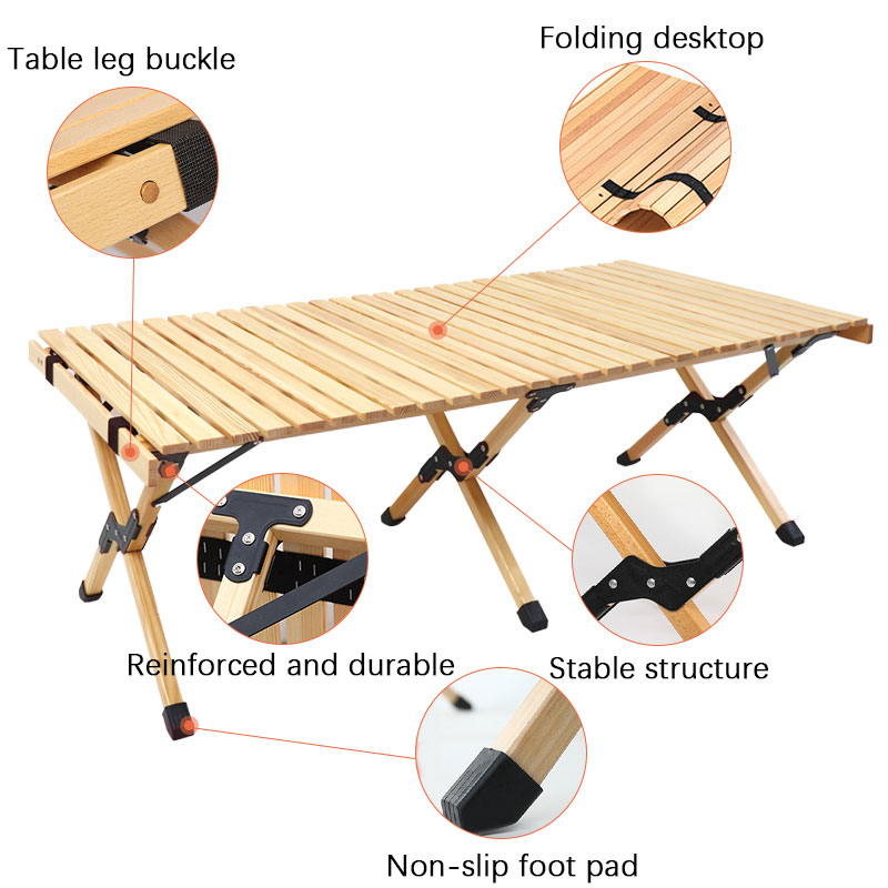 table à rouleaux en bois en gros