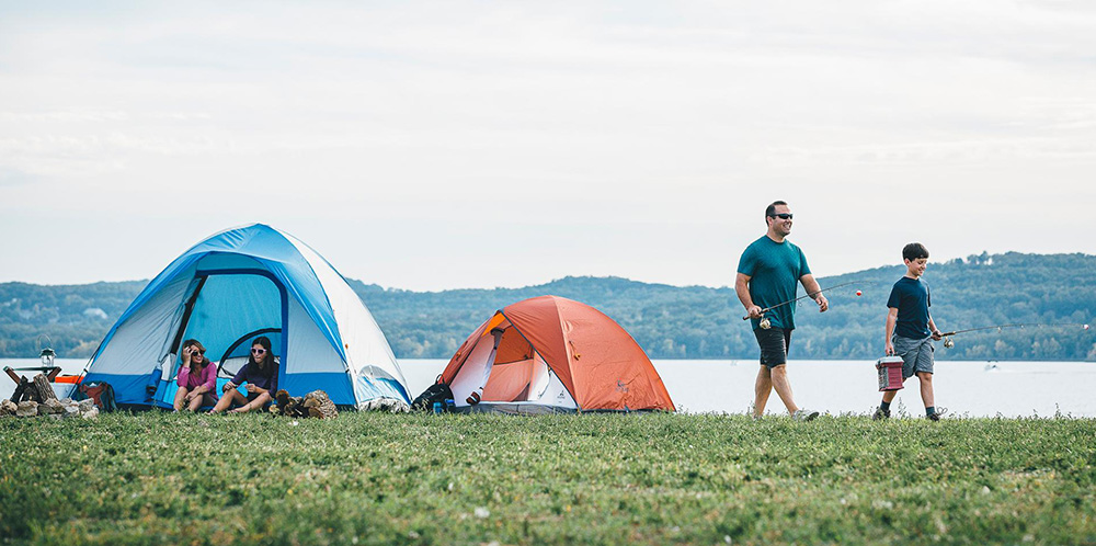 Tentes de camping de vacances