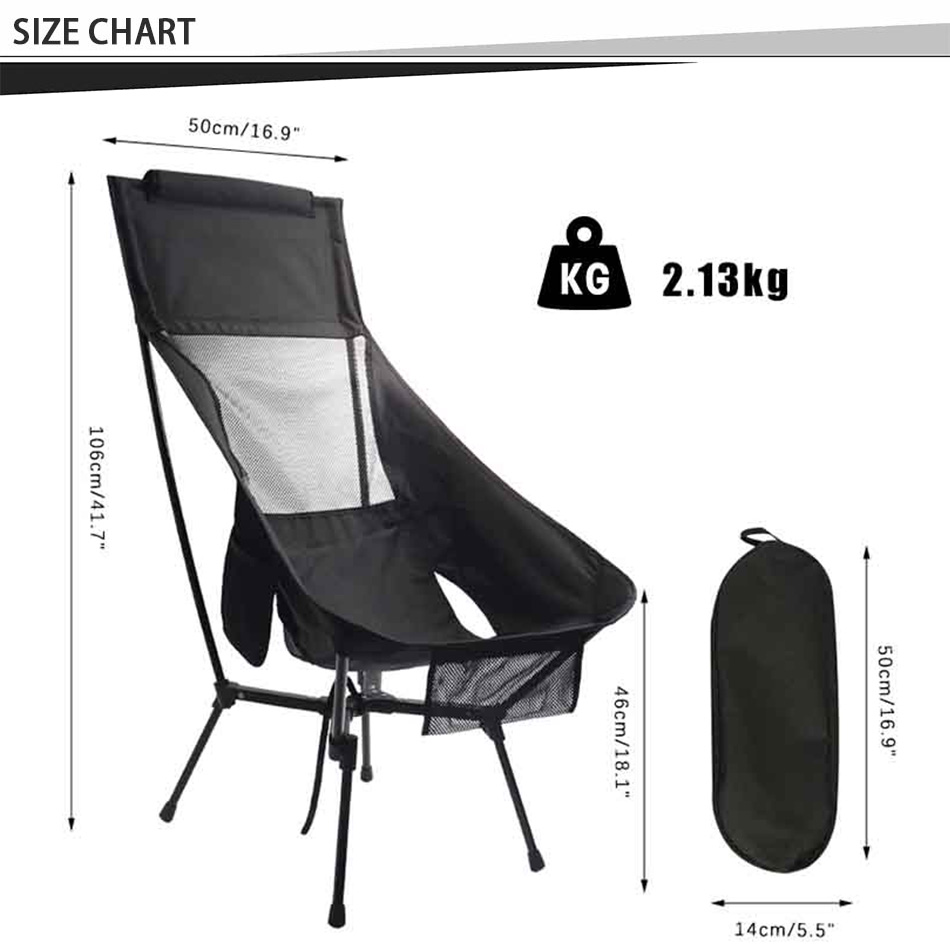 chaises canotage camping pêche
