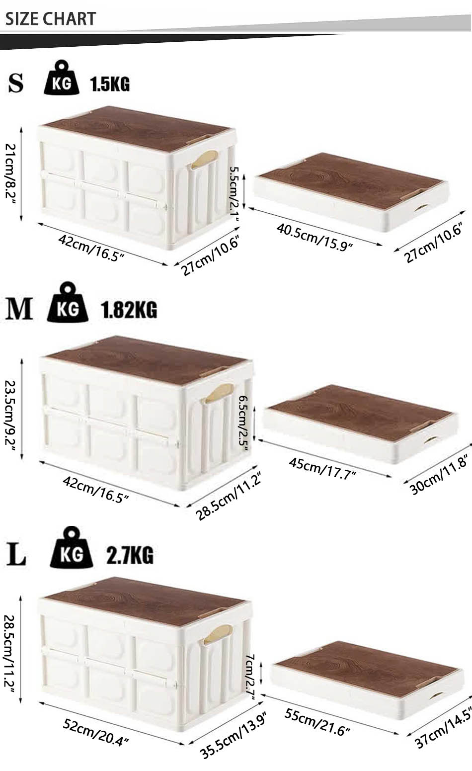 boîte de rangement de camping en gros