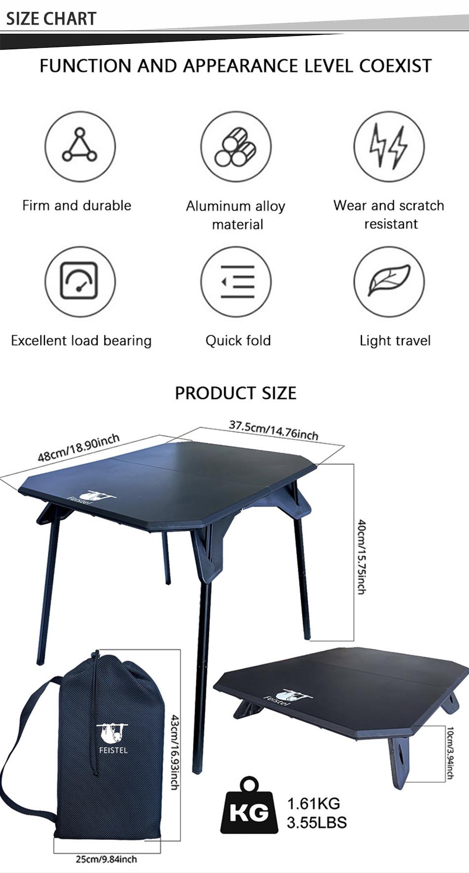 table de camping tableau de camping