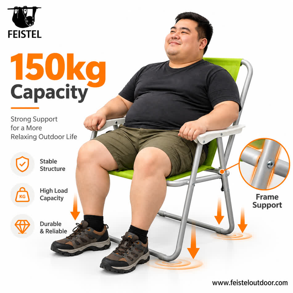 Portable Camping Beach Chair capacity