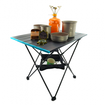 wholesale petit mobilier d'extérieur léger personnalisé portable en aluminium pliant camping pique-nique tables à manger