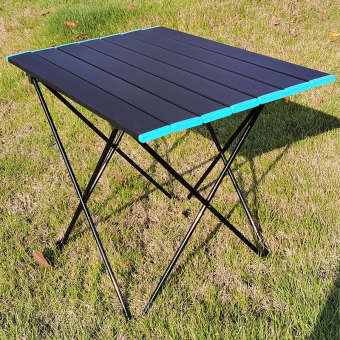 extérieur en aluminium léger compact portable pêche barbecue randonnée camp table pliante de taille S