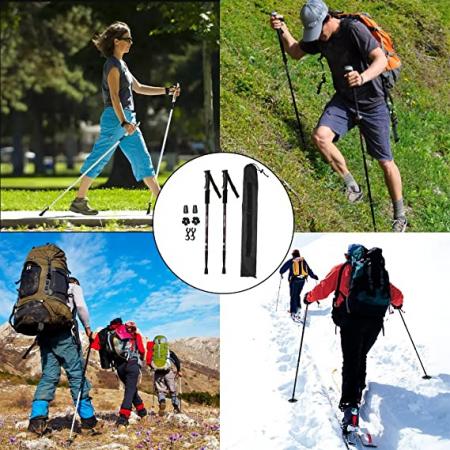 fournir des bâtons de randonnée pliables trekking bâtons de randonnée 