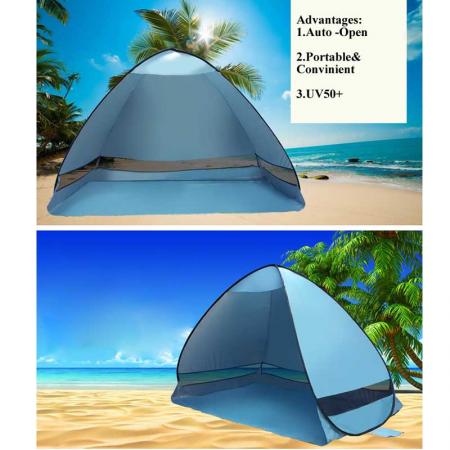 Tente de plage pop-up de protection UV extérieure à ouverture rapide pour bébé 