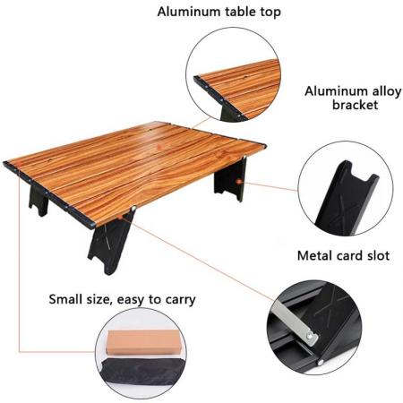 Table de camping pliable table extérieure table légère pliante portable pour pique-nique plage 