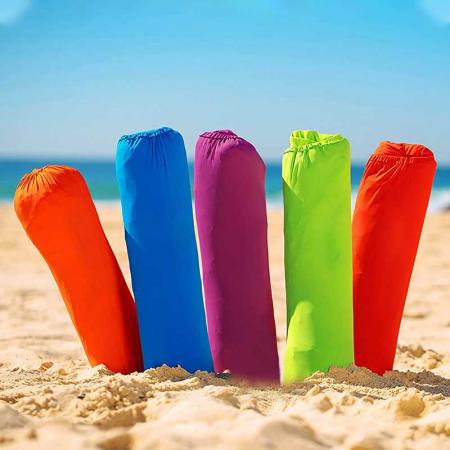Tente de plage pop up tente de pêche abri soleil abri soleil de plage avec pelle à sable piquets de sol et poteaux de stabilité 