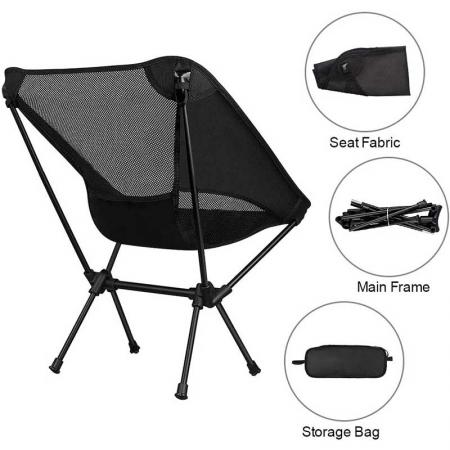 Chaise de plage pliante en plein air 600d chaise oxford pour sac à dos de camp 