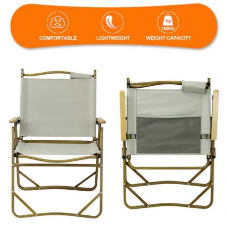 Chaise de camping légère chaise pliante de plage chaise portable durable 600D oxford 