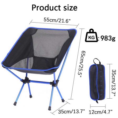 chaise longue pliante chaise de camp de plage pliante légère avec sac de transport facile à transporter 