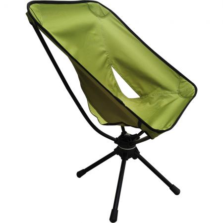 chaise pivotante pliante de camping durable avec rotation à 360 degrés 