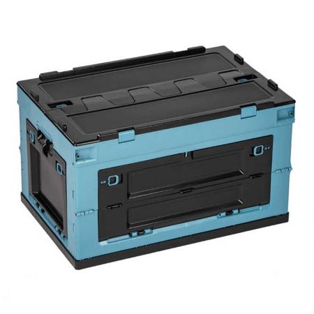 boîtes de rangement et bacs boîte de rangement de fret en plastique durable boîte de rangement étanche aux intempéries cadenas sécurisé organisateur de coffre de voiture boîte de rangement pliable 