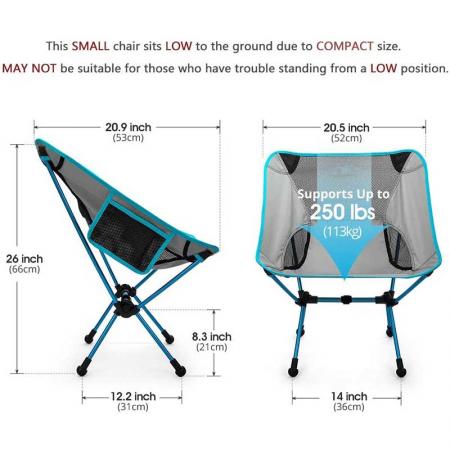 Chaise de camping portable chaise de plage pliable légère en plein air pour la pêche chaise de plage pliable 