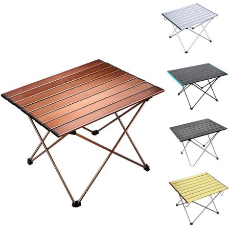 Table de camping multifonctionnelle légère pour la plage de pique-nique en plein air 
