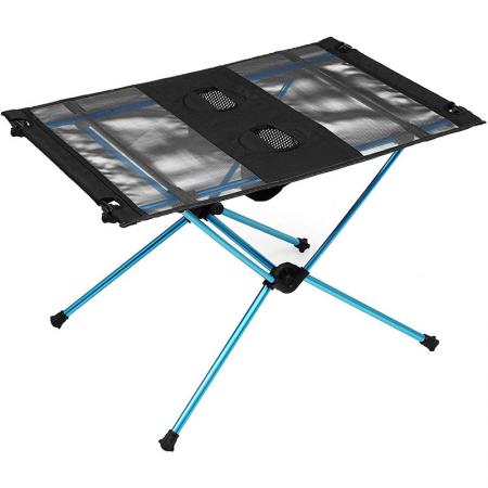 Table de camping portative compacte pliante en aluminium 7075 