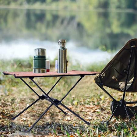 table de camping pliable portable avec sac de rangement pour la pêche à la plage en plein air pique-nique et randonnée 