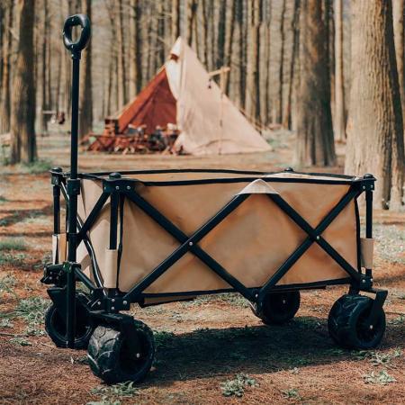 Chariot portatif extérieur résistant de pique-nique de camping pour le voyage 