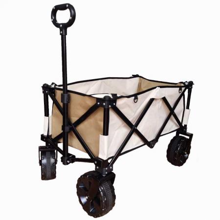 chariot utilitaire robuste , chariot de plage de jardin portable avec roues 