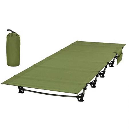 Lit pliant lit de camping léger lit réglable en hauteur lit portable pliable pour adulte patio plage randonnée camping voyage 