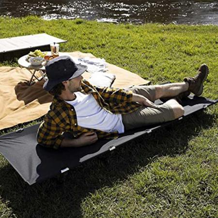 Lit de camping lit pliant compact pour lit de camping en plein air 