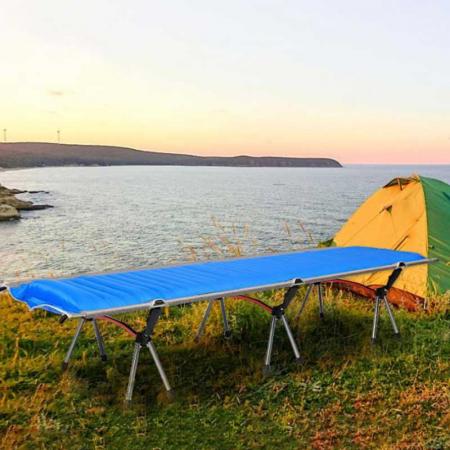 lit de camping pliable portable ultra-léger extérieur en gros lit pliant en aluminium 