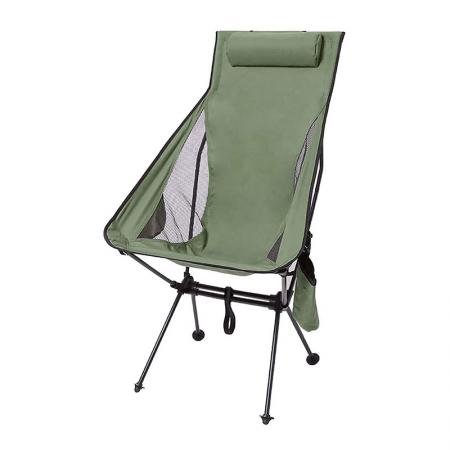 chaise de camping pliante en tissu chaise de lune pliante ultra-léger portable en plein air chaise de camping de pêche en plein air pliante 