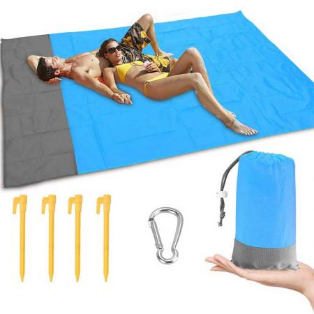 Tapis de pique-nique familial couverture de plage imperméable à l'eau surdimensionné tapis de plage pour 4-7 adultes sans sable pour voyage camping pique-nique randonnée 