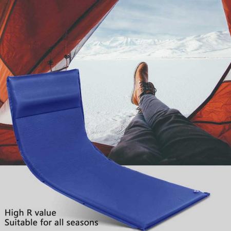 tapis de couchage matelas de couchage auto-gonflant pas besoin de pompe ou d'alimentation pulmonaire tapis ultra-léger compact pour la randonnée et le camping 