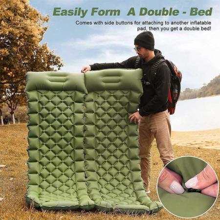 Tapis de randonnée compact et imperméable avec matelas gonflable durable 