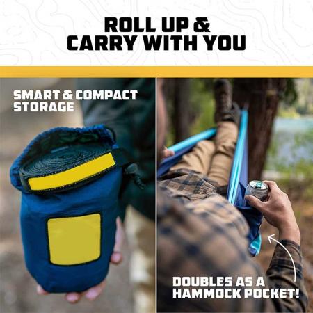 hamac en nylon hamac portable hamac simple ou double accessoires de camping pour l'extérieur 