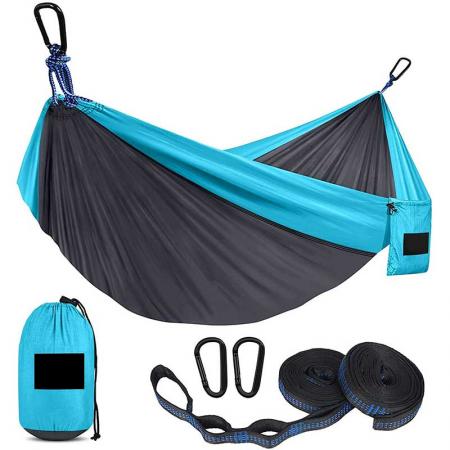 Hamac de camping hamac portable hamac simple ou double accessoires de camping pour extérieur intérieur 