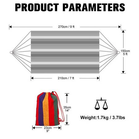feisetel portable double camping parachute nylon hamac 