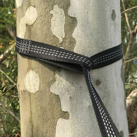 boucles de chaîne de guirlande de couture personnalisées polyester suspendu arbre attacher la sangle de hamac 
