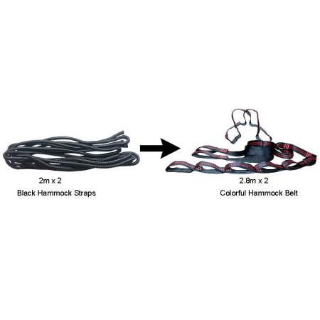 Système de suspension à sangles de hamac Outfitters avec sac de rangement Capacité de 400 lb 