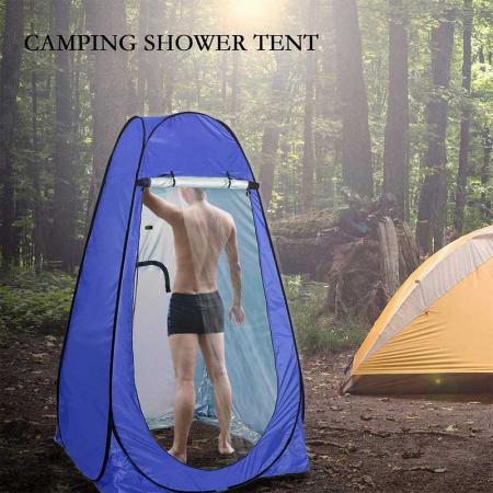 Tente de douche de camping tente d'intimité pop-up pour votre douche portable tente de salle de bain vestiaire portable
 
