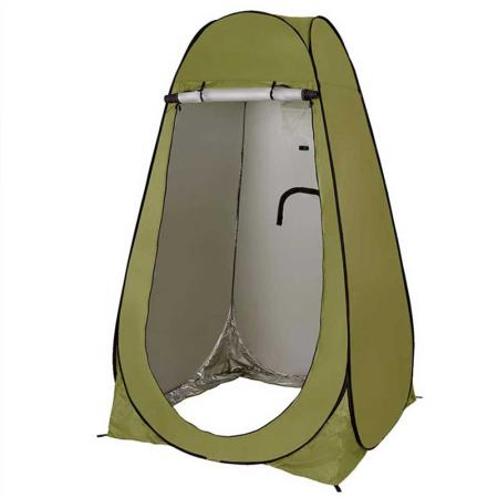 Tente d'intimité pop-up tente de douche de camping dressing avec sac de transport pour la randonnée en plein air
 