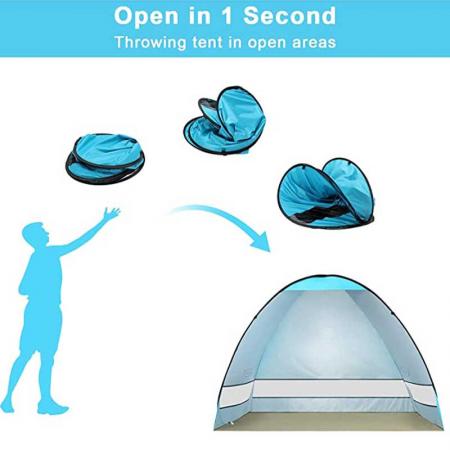 vente en gros tente de canopée de parasol de plage portable de haute qualité
 