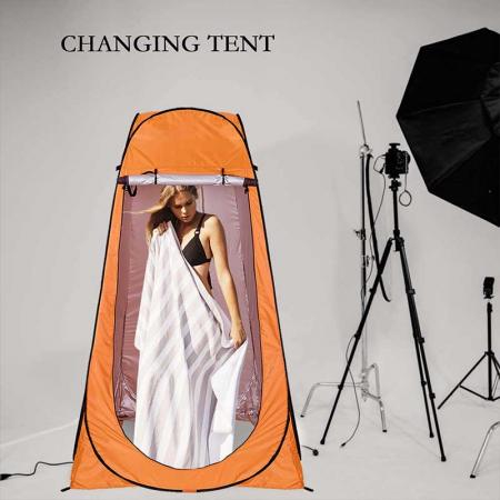 vestiaire tente de confidentialité tente de douche extérieure portable instantanée toilettes de camp pour le camping et la plage
 