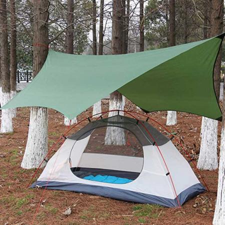 bâche de camping légère multifonctionnelle pour votre randonnée
 
