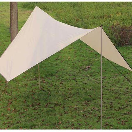 Bâche de tente en polyester 210T bâche de camping ultra-légère avec porte hamac portable mouche de pluie bâche de hamac étanche de qualité supérieure
 