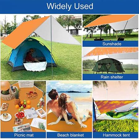 Tente hamac portable légère et résistante camping étanche , abri anti-pluie voyage camping
 