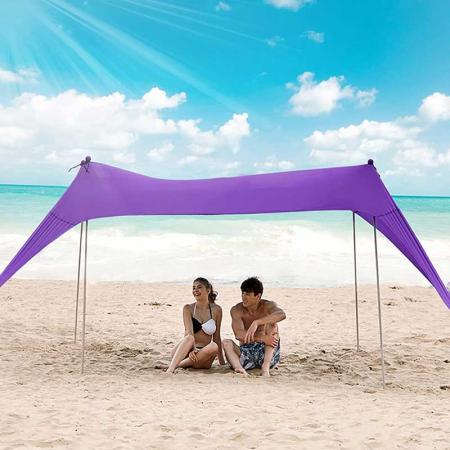 Vente chaude camping bâche bâches pour voyage plage parasol abri soleil
 