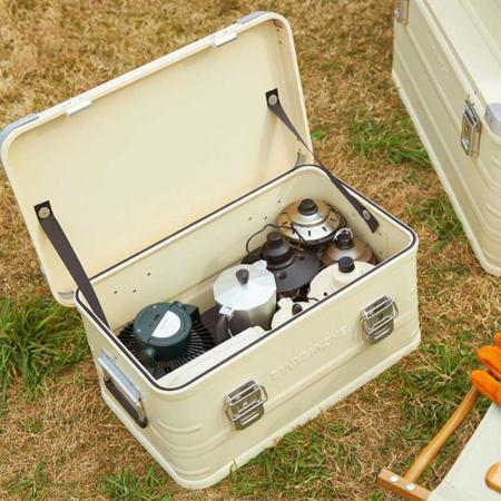 boîte de rangement pliable fourre-tout en plastique contenant de boîte de rangement pour le camping
 