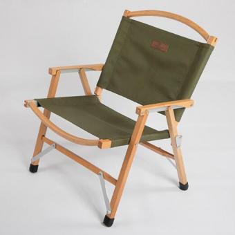 Chaise de camping pliante en bois