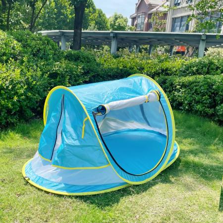 Grande tente automatique de plage automatique d'abri de soleil d'anti UV portatif à l'extérieur 